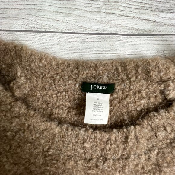 Camel J.Crew Side Zip Sweater - Picture 4 of 6